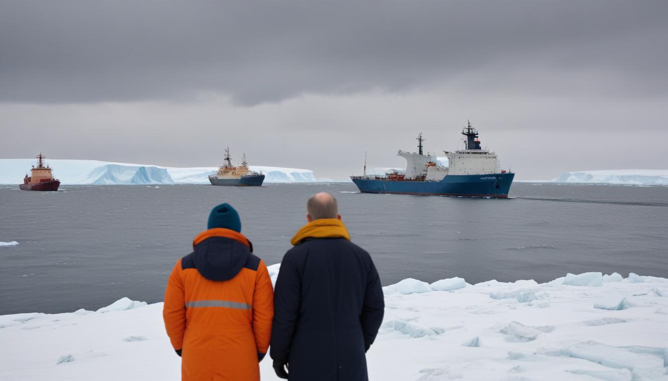 Course aux brise-glaces dans l'Arctique : enjeux de souverainete et de concurrence mondiale