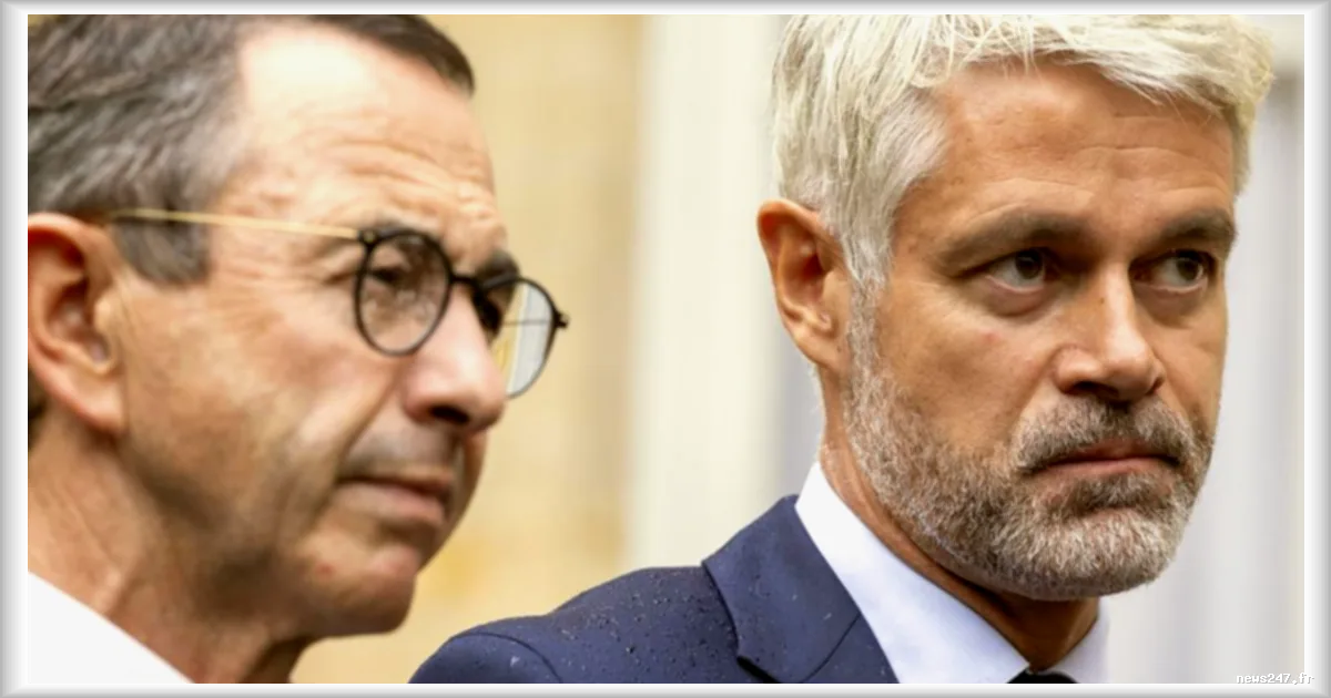 Crise chez Les Républicains : Laurent Wauquiez sous pression après des propos controversés sur Bruno Retailleau