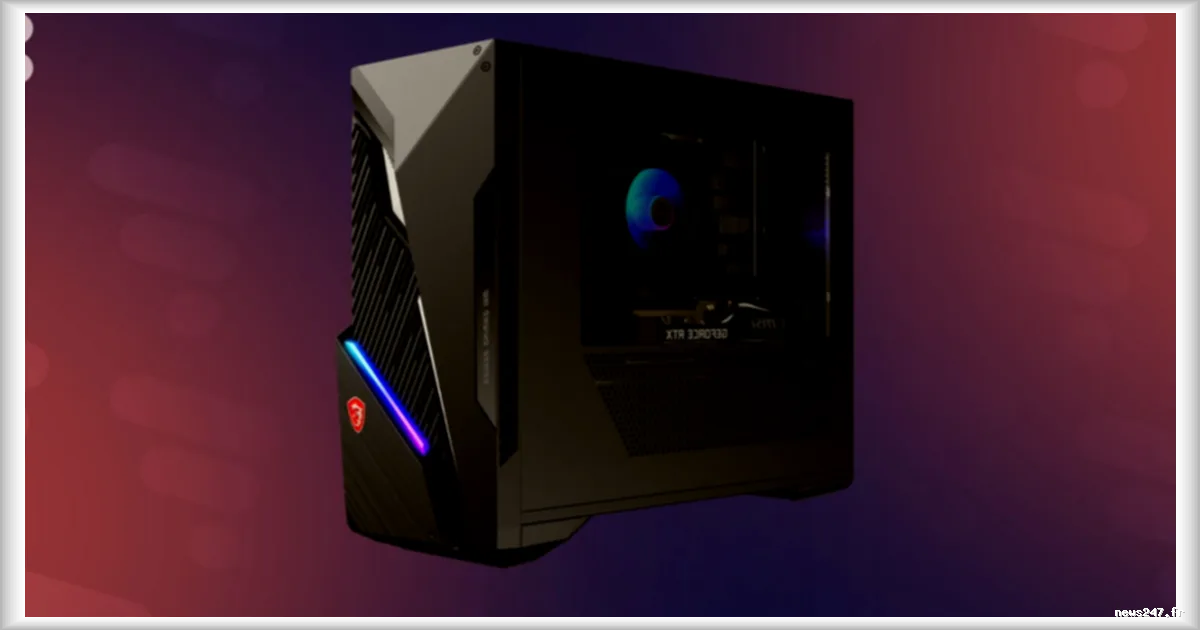 Darty propose une tour gaming MSI à 1 599,99 € avec une RTX 5070 intégrée, dans un contexte de pénurie de composants