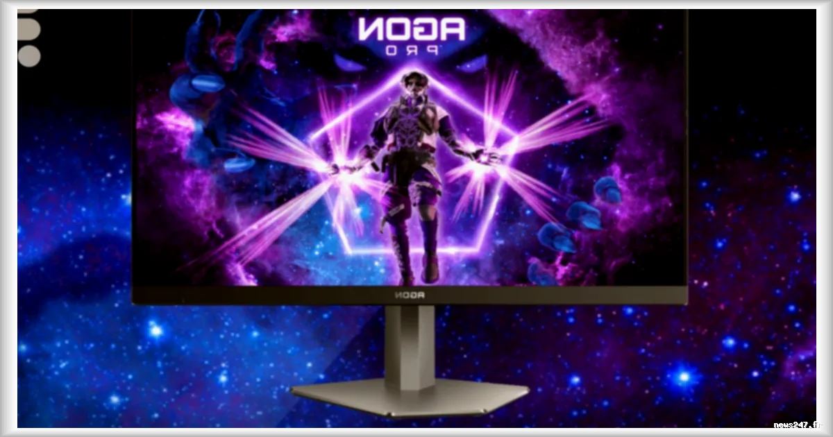 Découvrez l'écran PC gamer AOC Agon Pro AG276FK, un moniteur taillé pour les joueurs e-sport avec un taux de rafraîchissement exceptionnel de 540 Hz