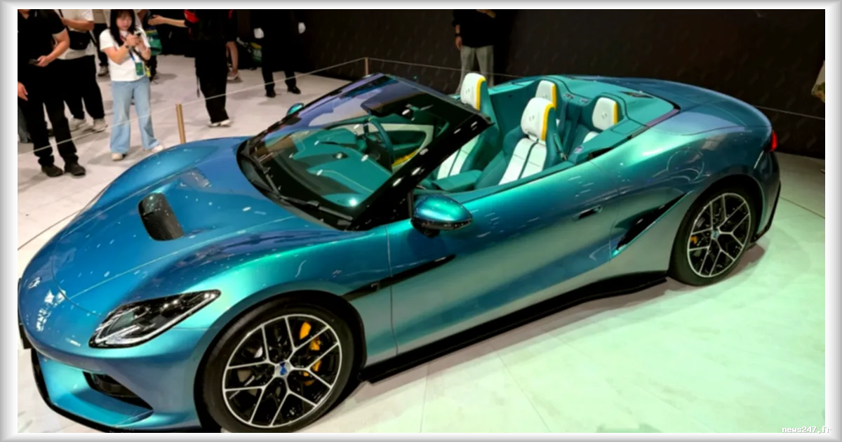 Denza Z : le cabriolet électrique chinois de BYD défie Porsche avec plus de 1 000 chevaux et une recharge express