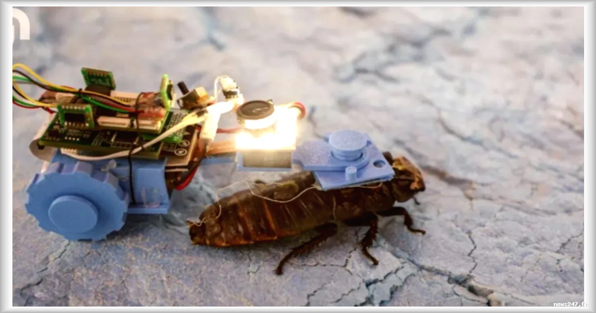 Des cafards cyborgs développés à Singapour pour explorer les canalisations