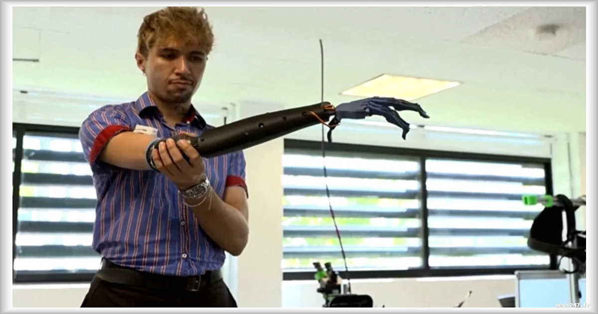 Des chercheurs mexicains developpent un bras prothetique innovant, l'E-Redi, controlable par un seul capteur musculaire