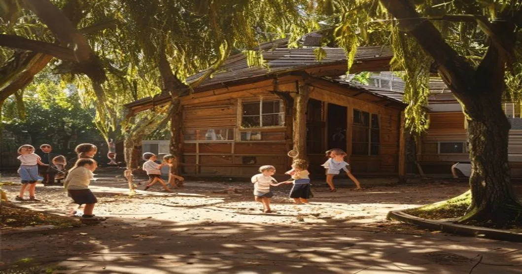 Des écoles françaises adoptent des cabanes en osier pour protéger les élèves de la chaleur