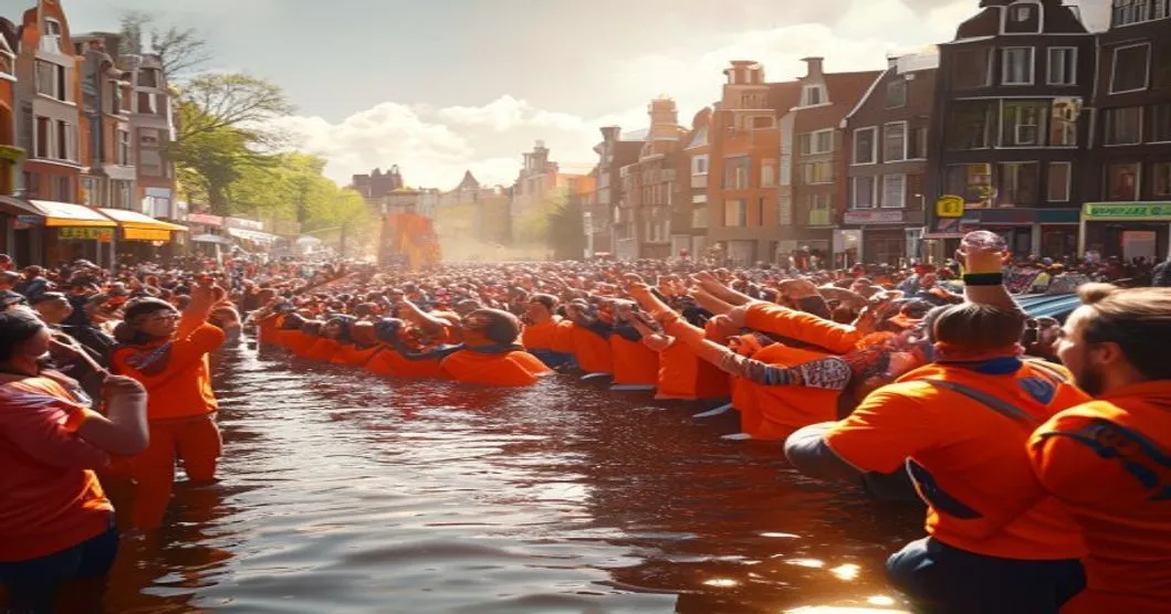 Des milliers de personnes célèbrent l'anniversaire du roi Willem-Alexander à Amsterdam