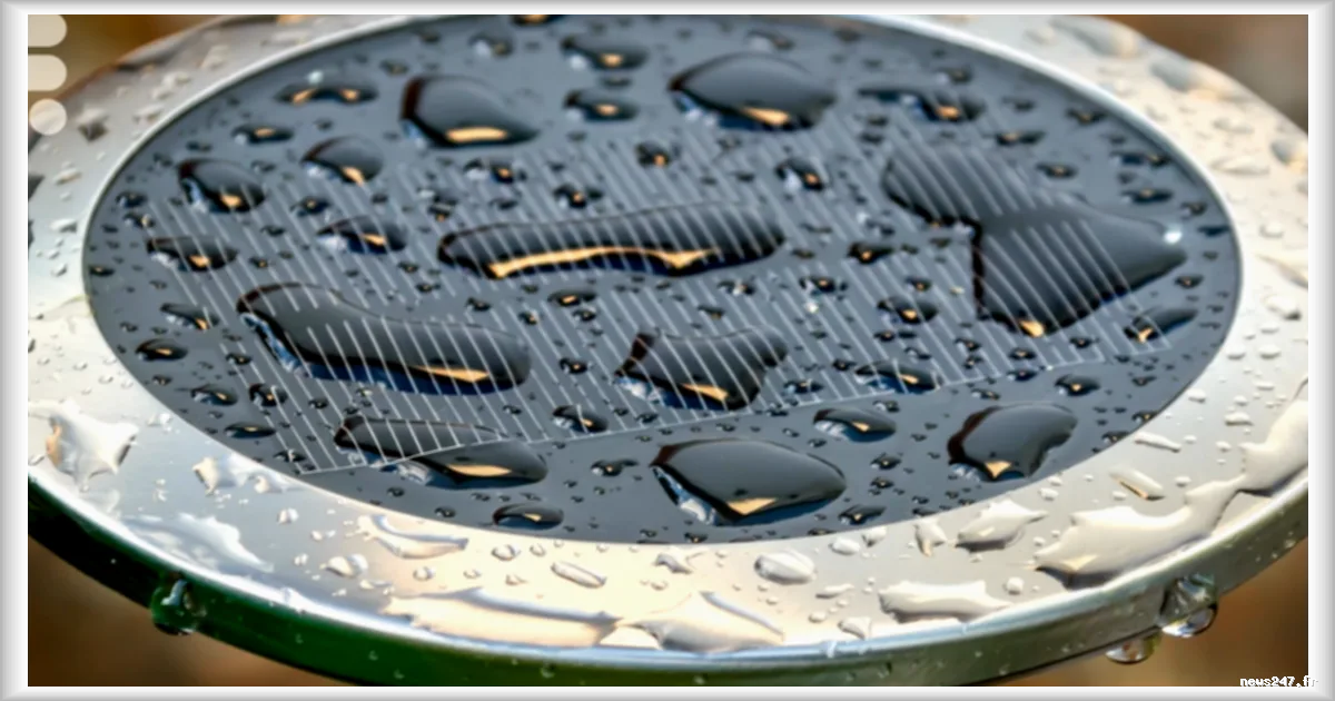 Des panneaux solaires novateurs capables de produire de l'électricité grâce à la pluie et au soleil