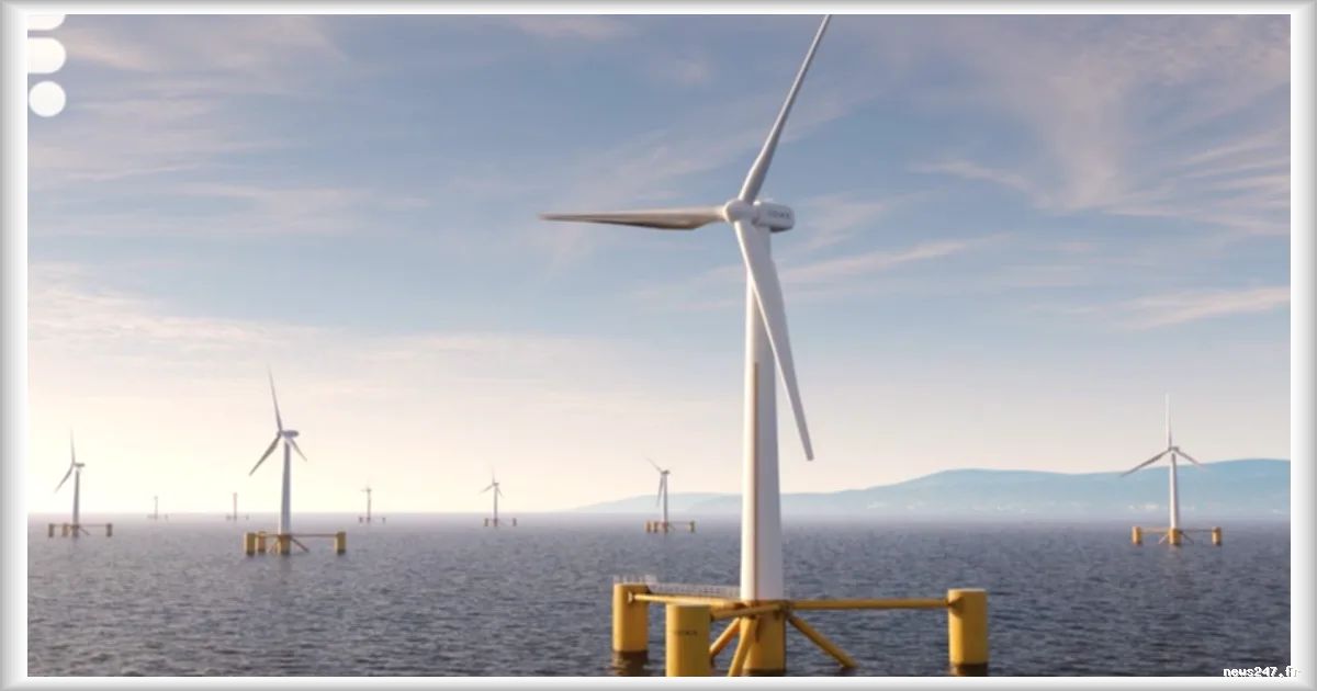 Des serveurs informatiques integres dans des eoliennes en pleine mer pour refroidir les data centers