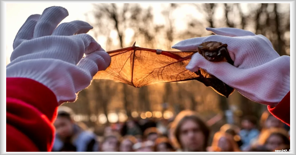 Des Ukrainiens relâchent des chauves-souris menacées sauvées de la guerre