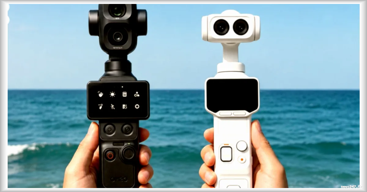Deux géants des caméras de poche à double capteur s’affrontent : DJI Osmo Pocket 4P et Insta360 Luna Ultra en compétition