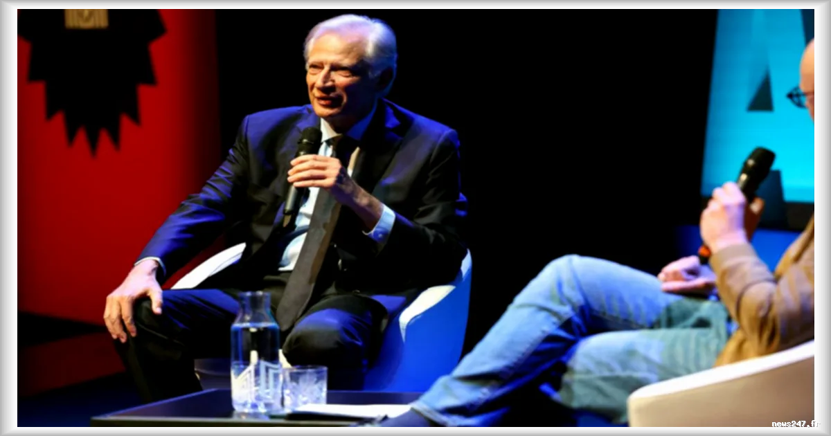 Dominique de Villepin dispense une leçon de géopolitique au festival Séries Mania à Lille