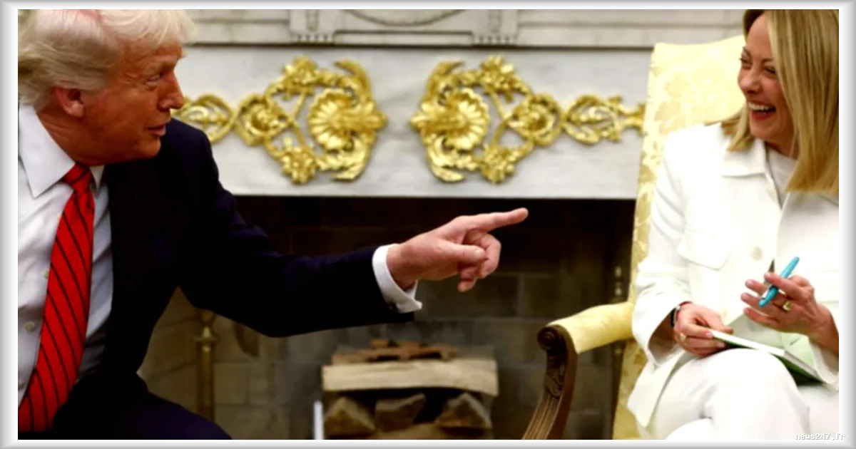 Donald Trump critique ouvertement Giorgia Meloni, quels impacts sur la politique italienne ?