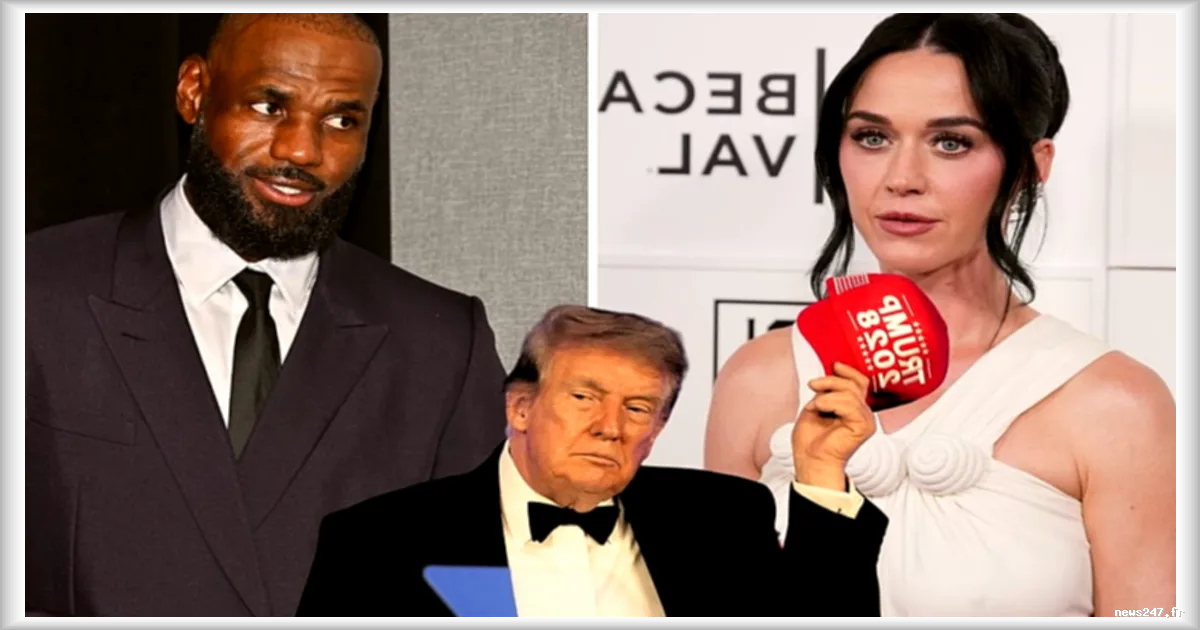 Donald Trump provoque la colère de Katy Perry et traite LeBron James de 'raciste'