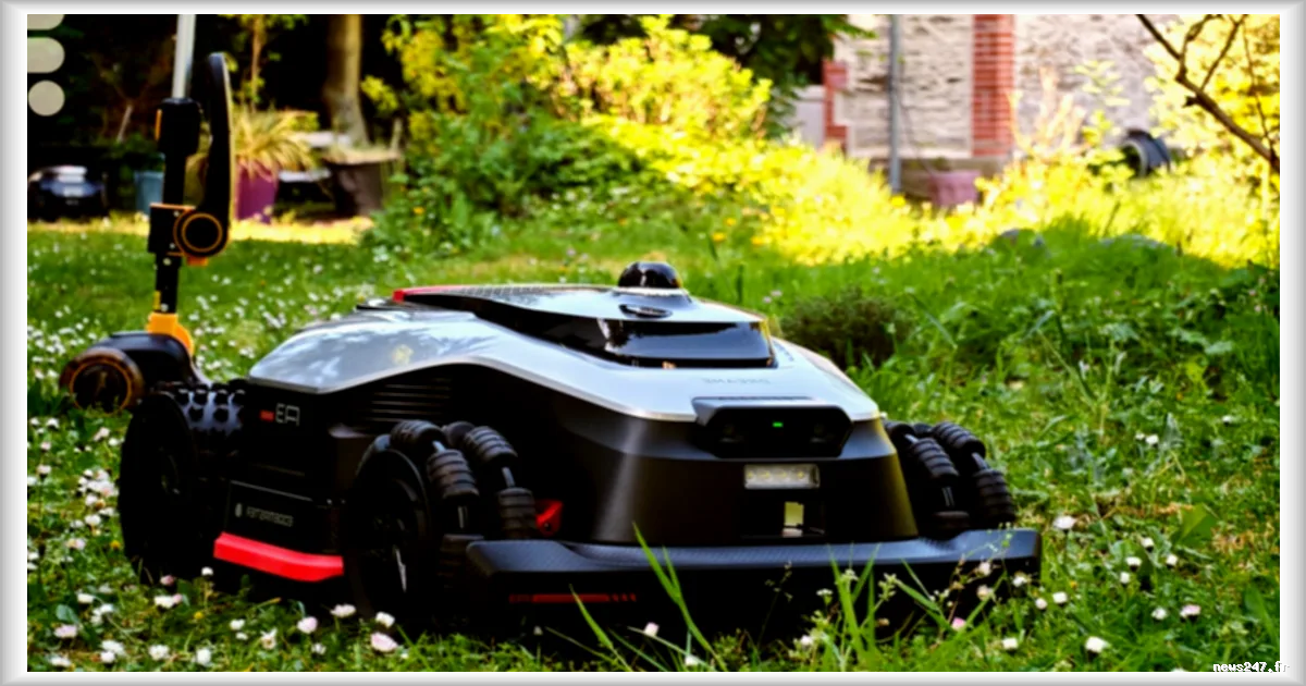 Dreame A3 AWD Pro 3500 : un robot tondeuse 4 roues motrices performant et autonome