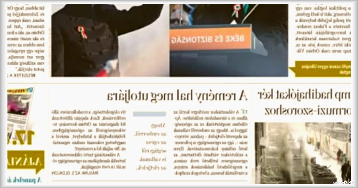 Duel de rassemblements populaires lors des élections en Hongrie à Budapest