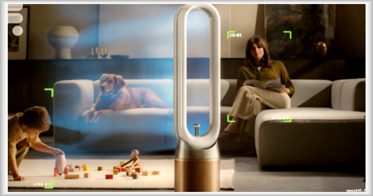Dyson lance le Find+ Follow Purifier Cool, un ventilateur purificateur innovant