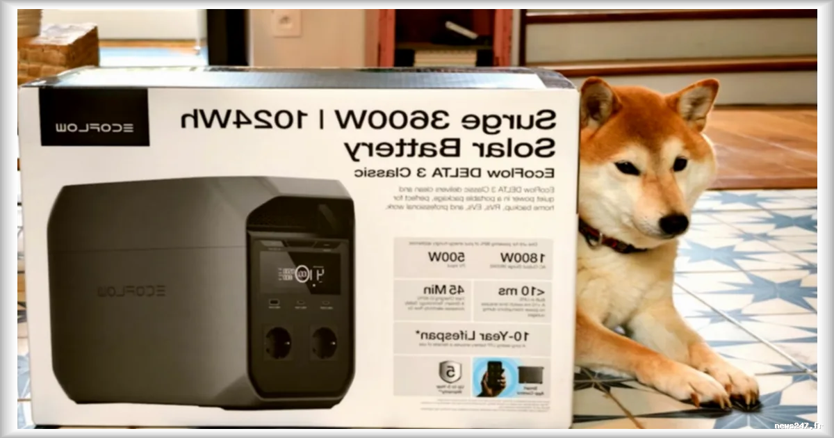 EcoFlow Delta 3 Classic : une station d’énergie portable à moins de 600 € pour un usage domestique et nomade