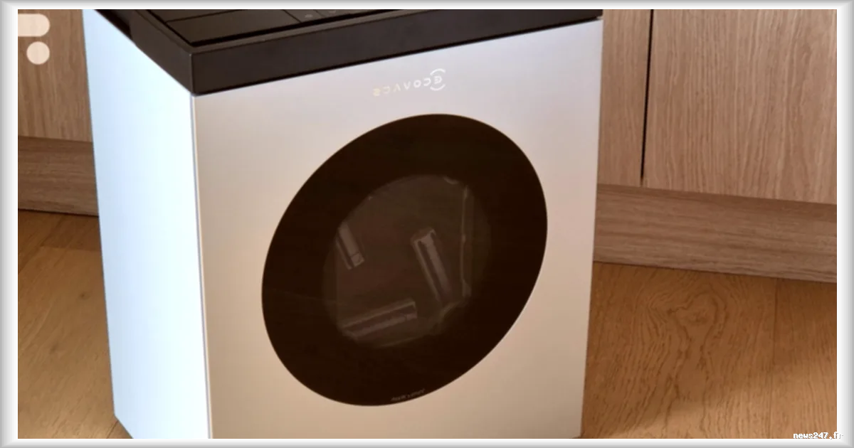 Ecovacs présente le Winbot W3 Omni, un laveur de vitre innovant avec station de lavage intégrée