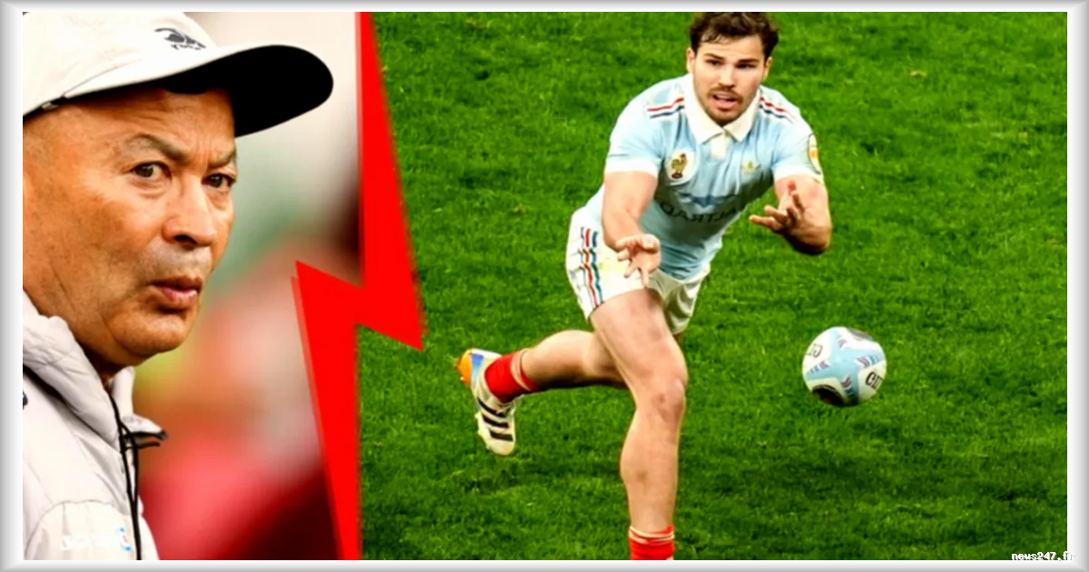 Eddie Jones évalue les performances d'Antoine Dupont : « Il n'est plus aussi performant qu'avant »