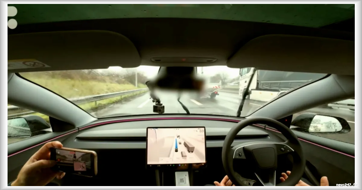 Elon Musk annonce l'arrivee de la conduite autonome Tesla en Europe pour le 20 mars