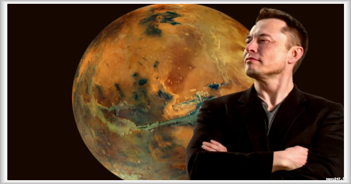 Elon Musk réitère sa promesse : des humains sur Mars dans « 5 à 7 ans »
