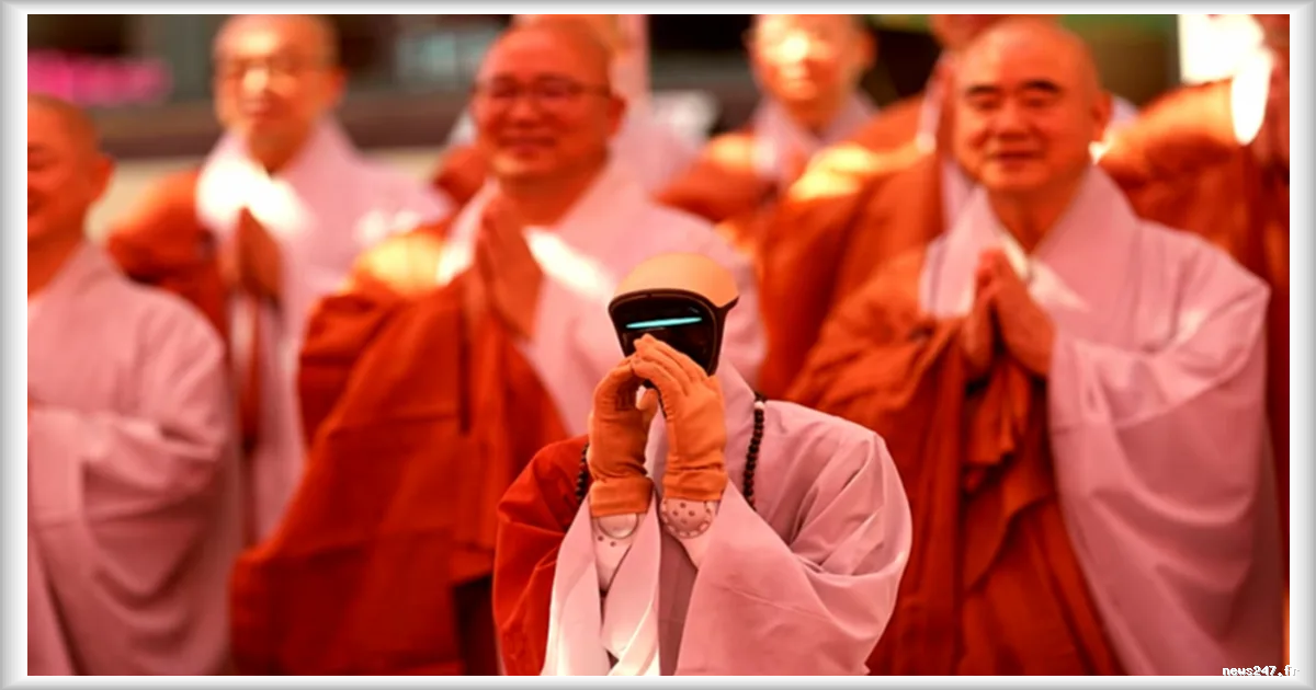 En Corée du Sud, un robot humanoïde devient moine bouddhiste honoraire avant Vesak