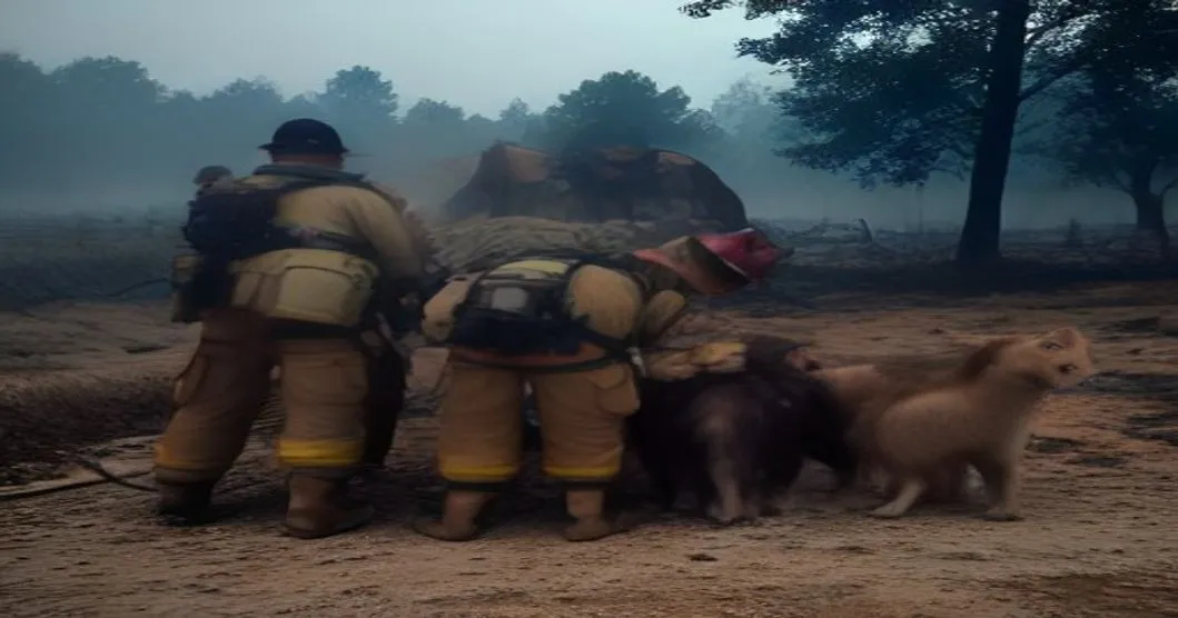 En Gironde, la difficile mission de sauvetage des animaux domestiques dans les zones sinistrées par les incendies