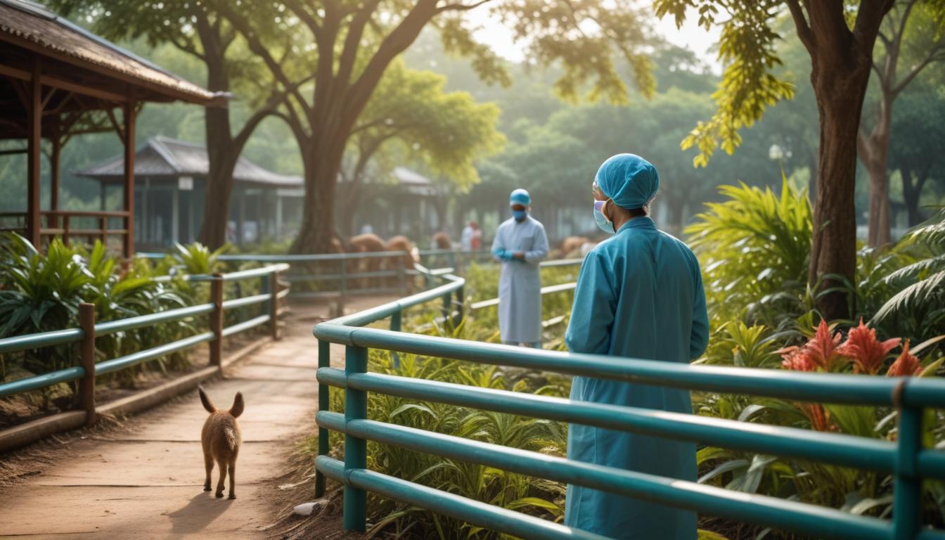 Epidémie de maladie de Carré dans un parc animalier de Thaïlande