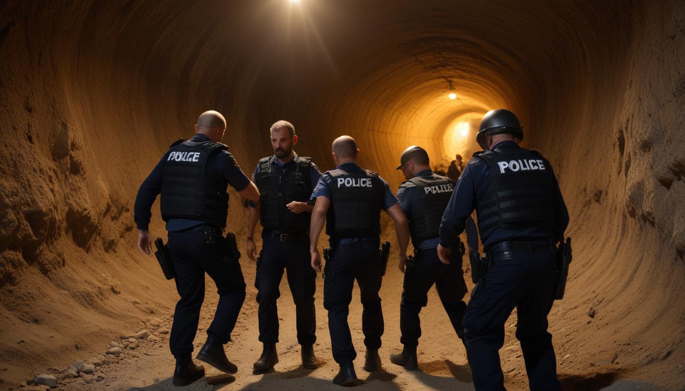 Espagne : démantèlement d’un narco-tunnel entre Ceuta et le Maroc, plus de 20 arrestations et plusieurs tonnes de haschich saisies