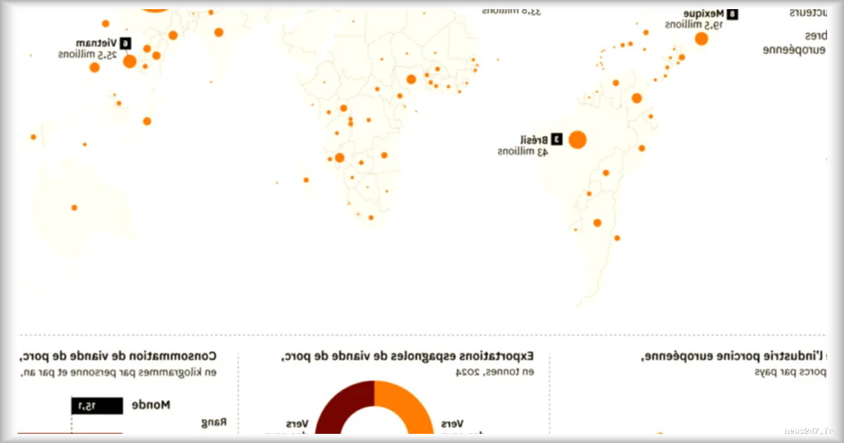 Espagne : la filière porcine, un secteur stratégique menacé par la peste porcine africaine