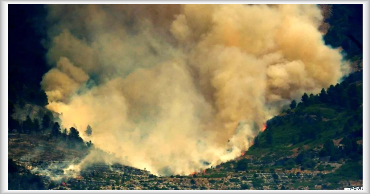 Espagne : un incendie majeur ravage la Costa Brava, une dizaine de communes confinées