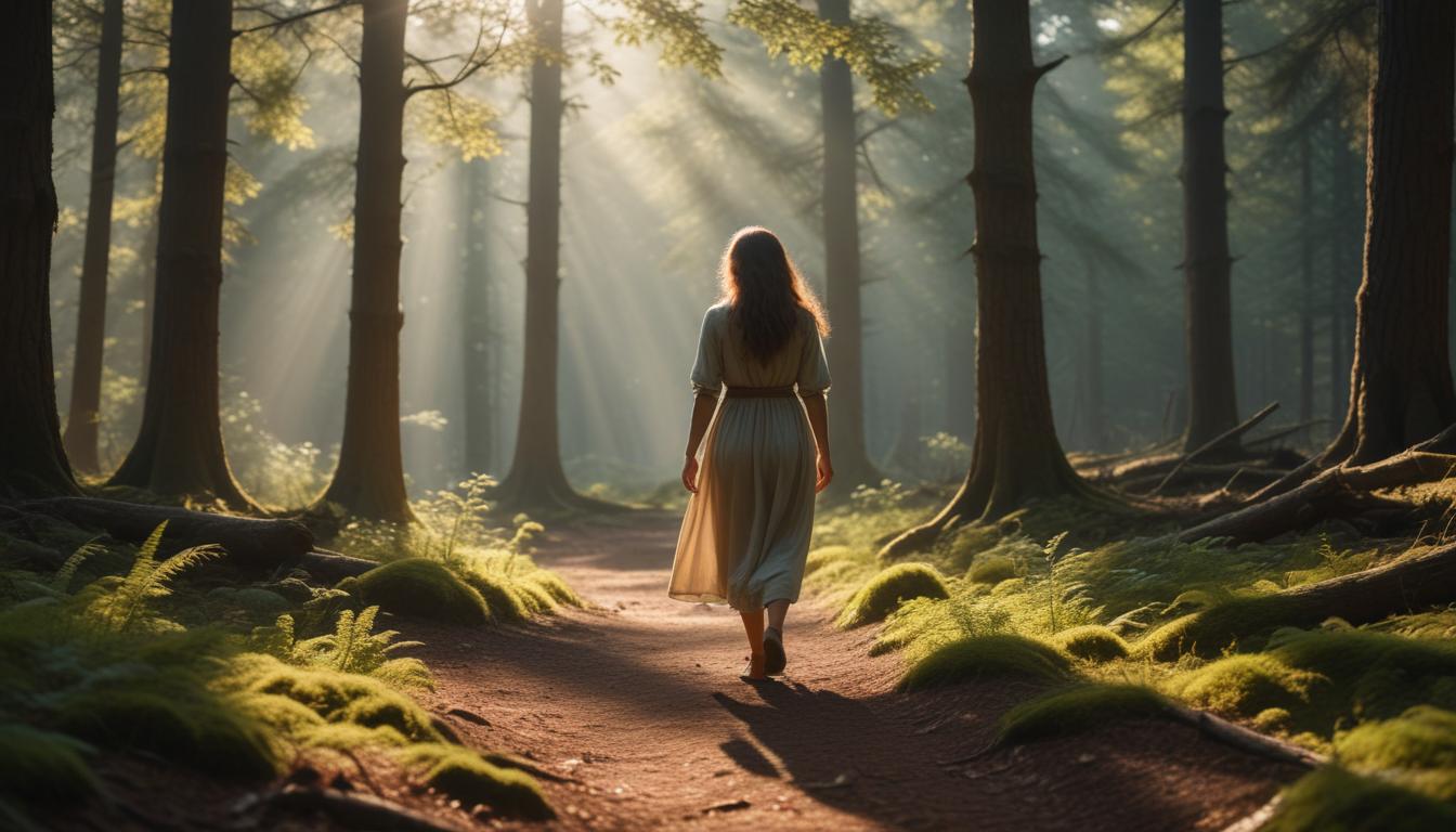 Exploration d'une forêt préservée depuis plus d'un siècle en compagnie de l'actrice Aure Atika