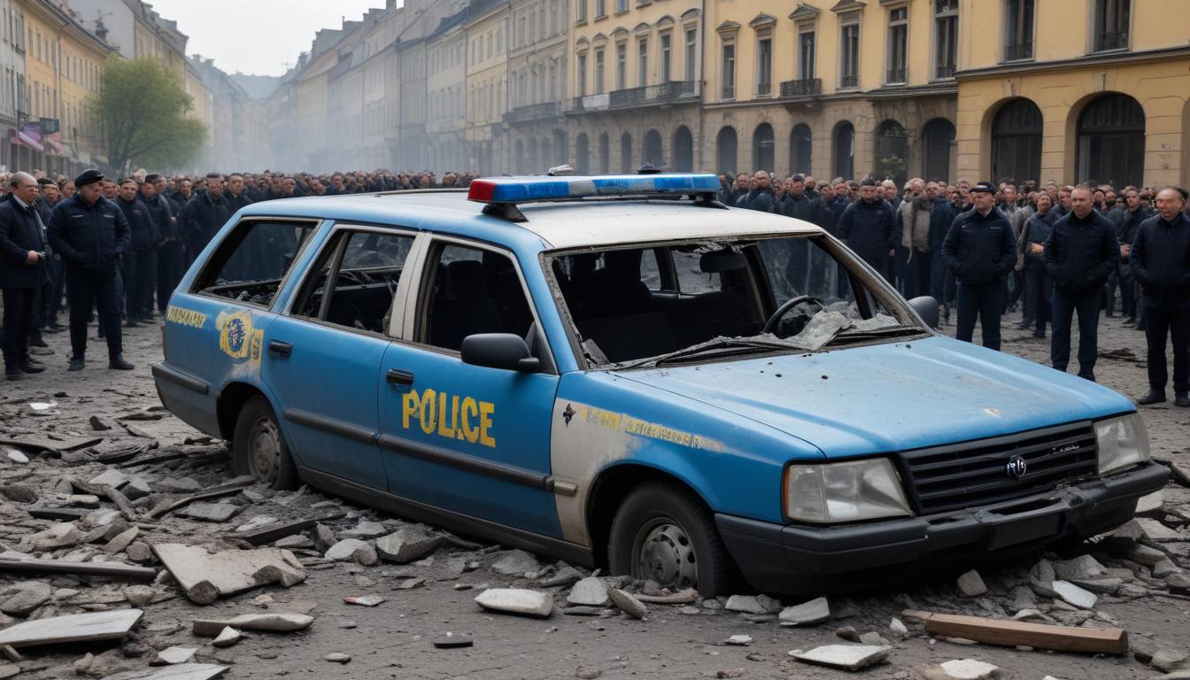 Explosions à Lviv : une policière tuée et 14 blessés dans un acte terroriste
