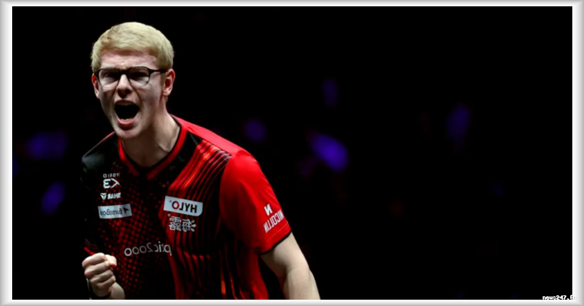 Félix Lebrun reprend son ascension dans le tennis de table mondial