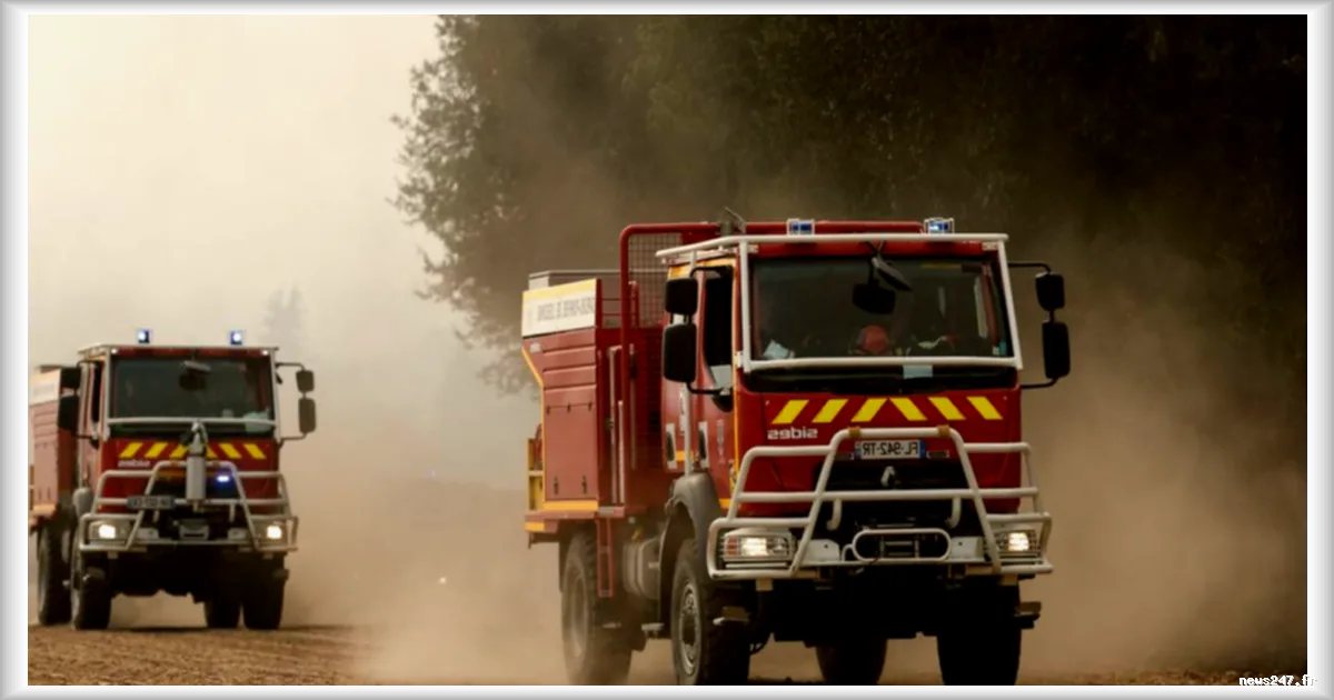 Feux de forêt : 59 départements en vigilance orange ce lundi