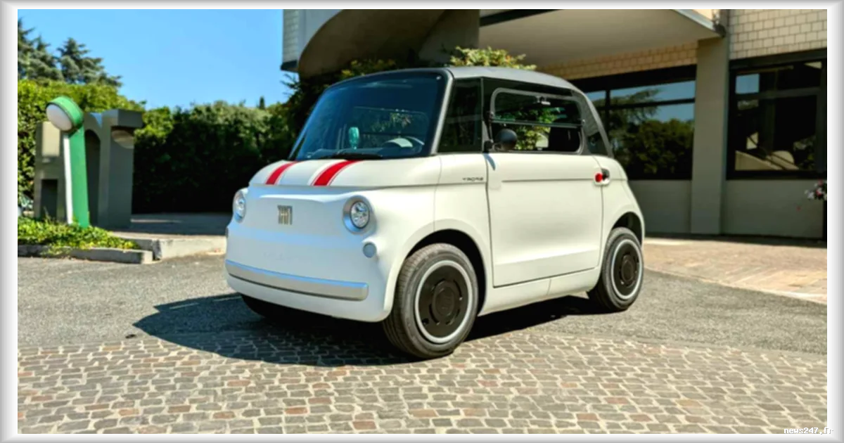 Fiat dévoile deux versions spéciales estivales de sa Topolino électrique : Sport et Vilebrequin à toit ouvrant