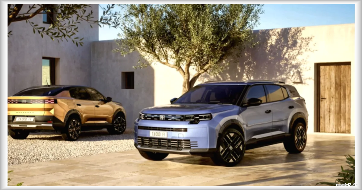 Fiat élargit son offre électrique avec le nouveau SUV Grizzly, concurrent direct de la Dacia Duster