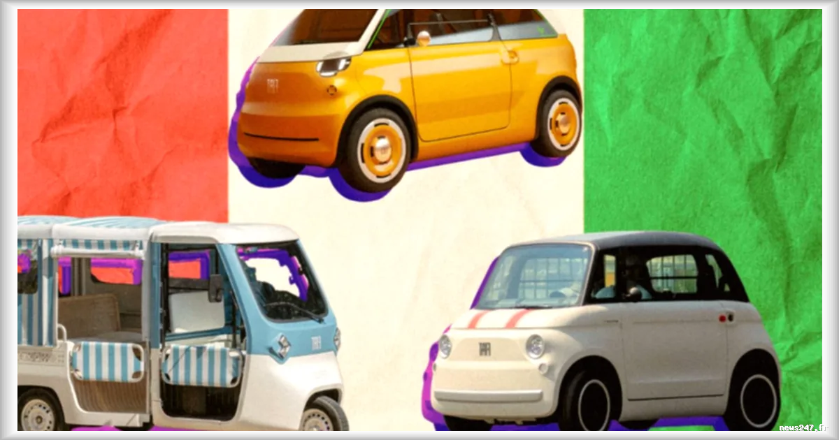 Fiat lance une gamme élargie de quadricycles électriques : Topolino, Tris Dolcevita et Multiplina en avant-première