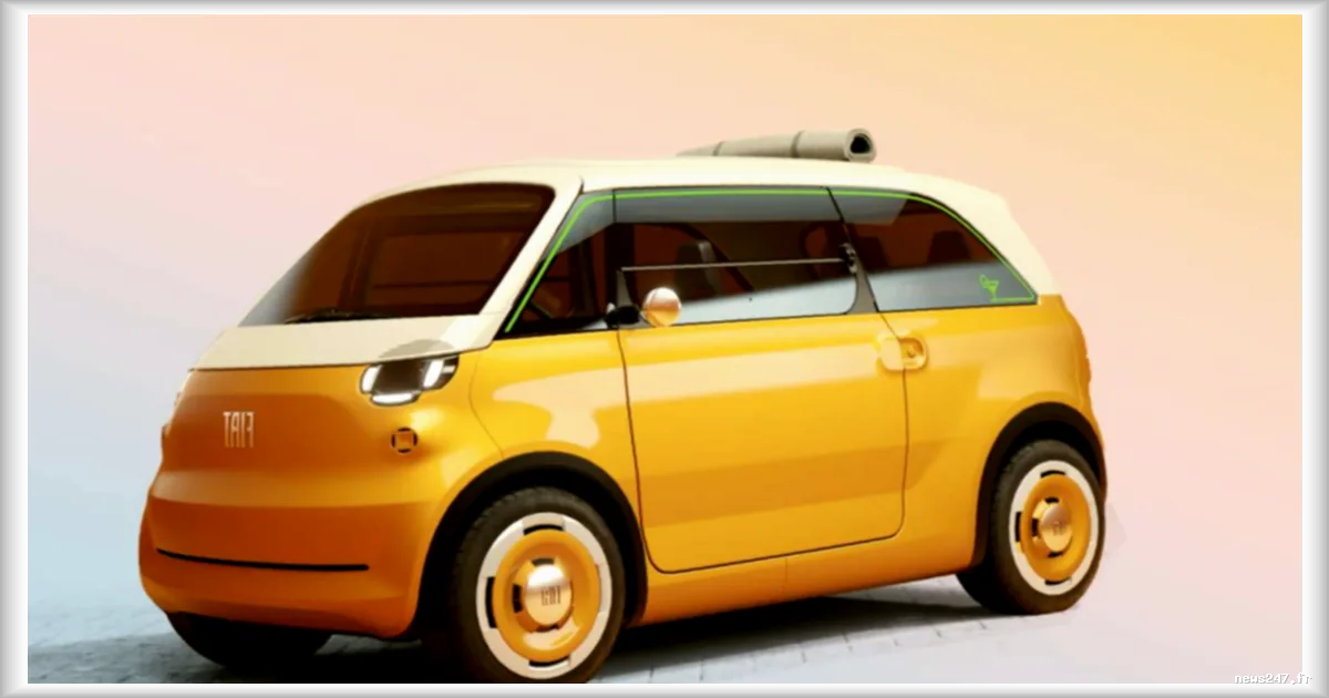 Fiat présente la Multiplina, une voiture électrique à quatre places accessible dès 16 ans