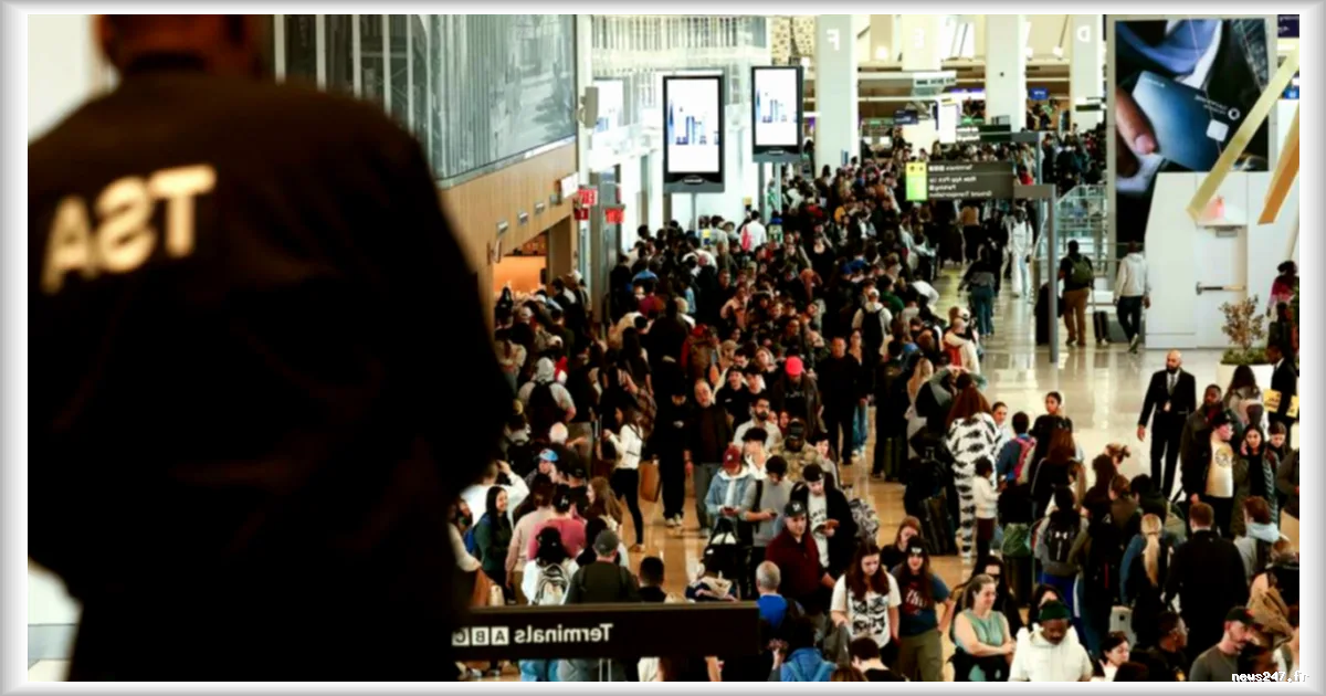 Files d'attente aux aéroports américains : le chaos provoqué par le blocage budgétaire