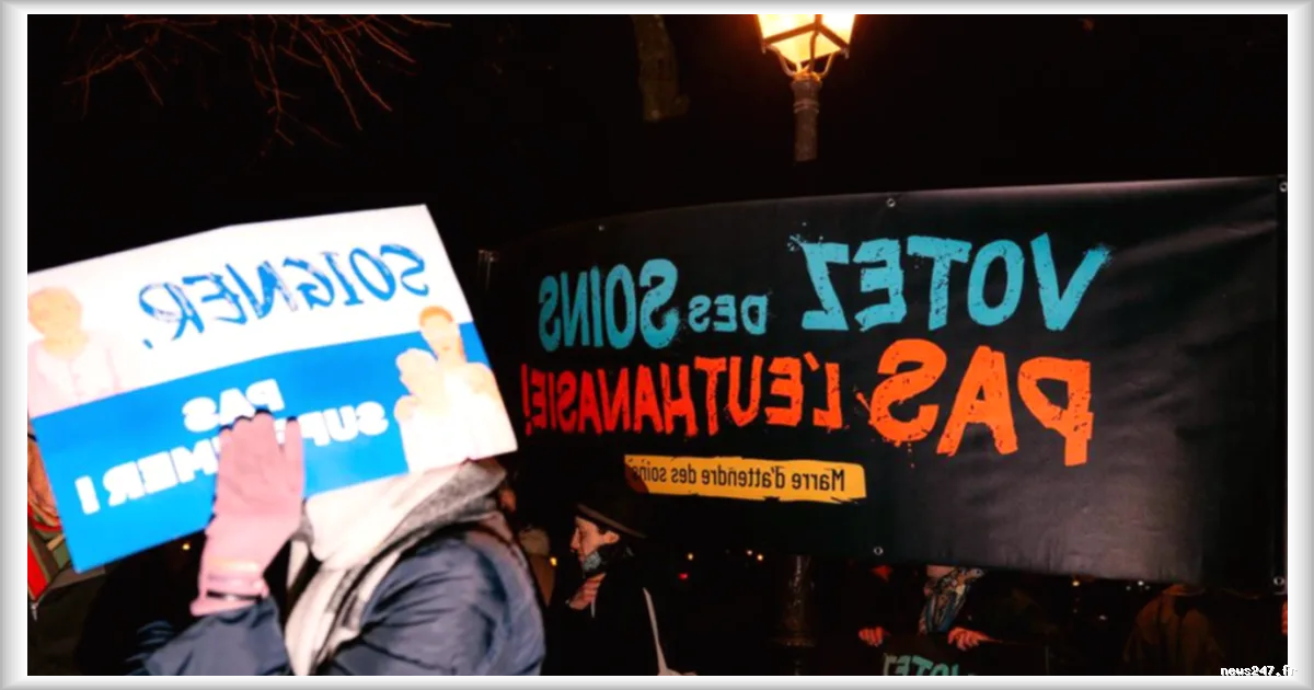 Fin de vie : deux militants opposés au projet de loi sur l’aide à mourir placés en garde à vue après un rassemblement non déclaré