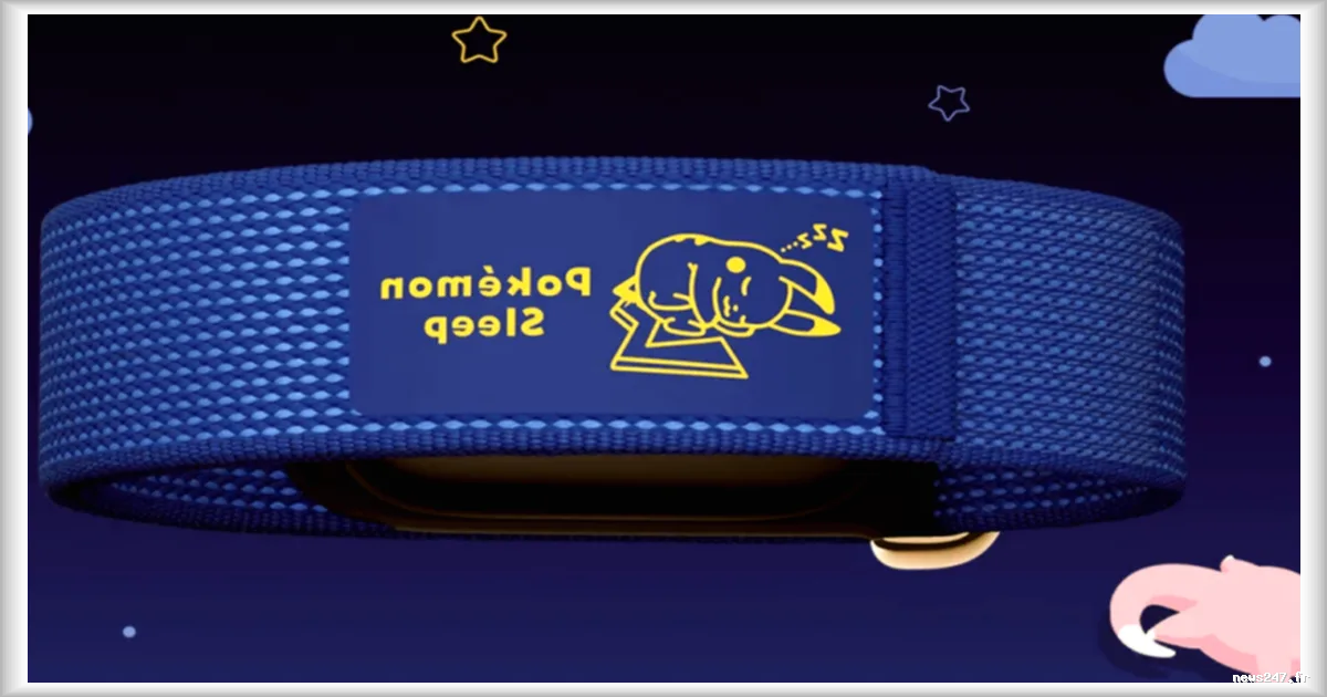 Fitbit Air en édition limitée Pokémon Sleep : un bracelet connecté à 30 dollars plus cher avec Pikachu