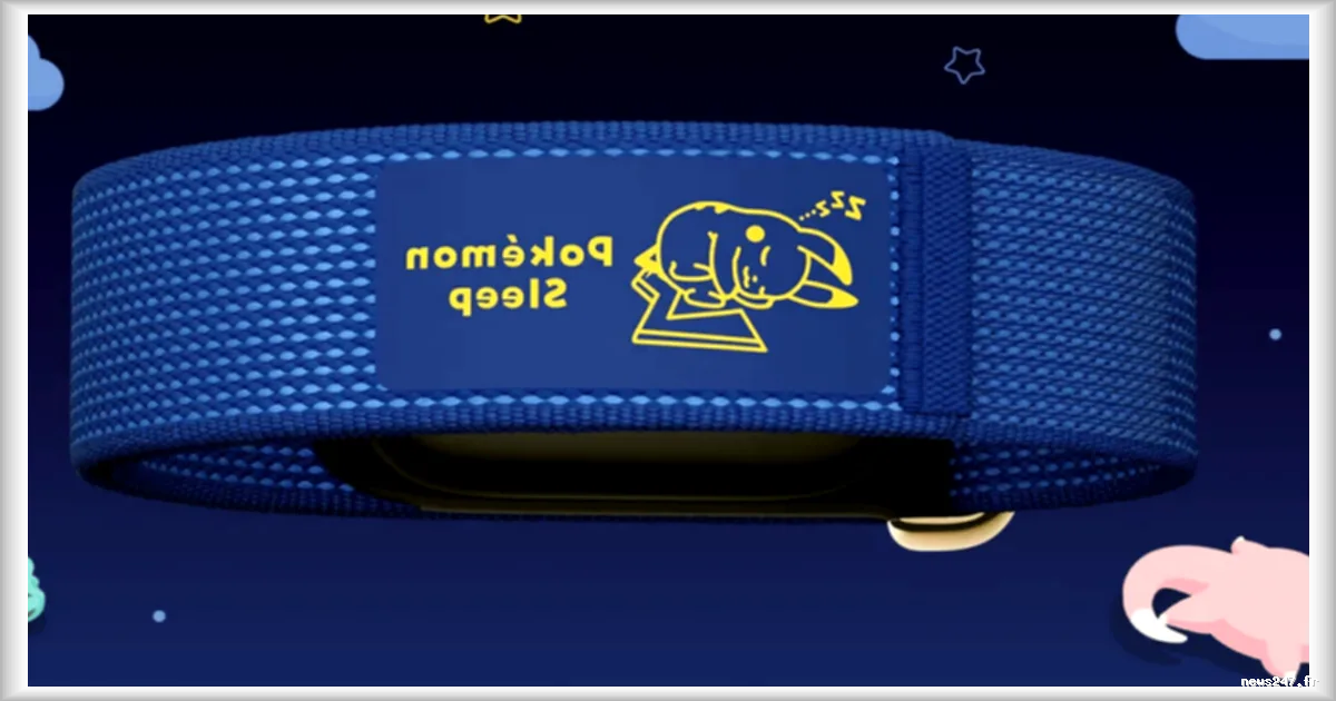 Fitbit Air en édition limitée Pokémon Sleep : un bracelet connecté à 30 dollars plus cher avec Pikachu