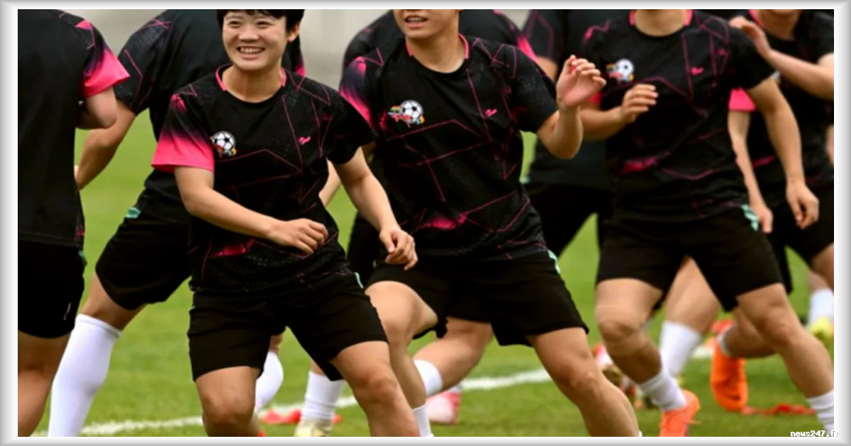 Football féminin : la délégation nord-coréenne de Naegohyang FC en Corée du Sud pour un match historique