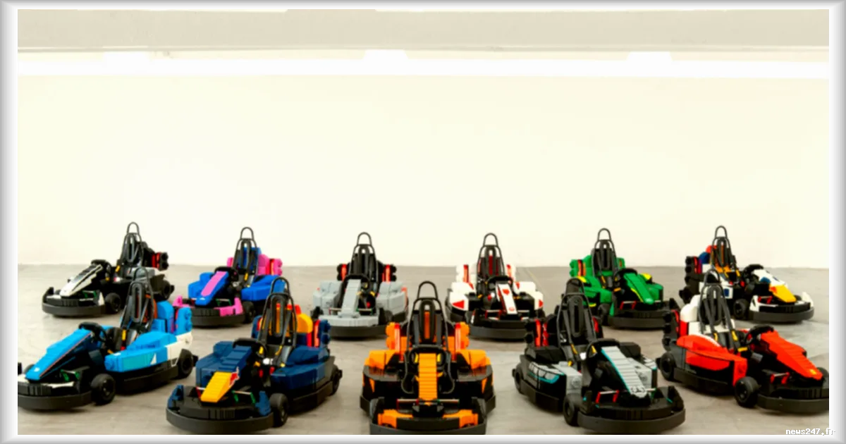 Formule 1 : une parade insolite en karts Lego à Silverstone avant le Grand Prix de Grande-Bretagne