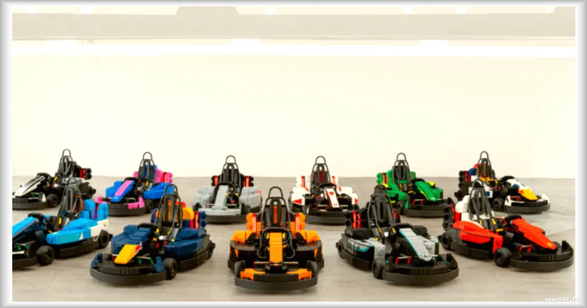 Formule 1 : une parade insolite en karts Lego à Silverstone avant le Grand Prix de Grande-Bretagne
