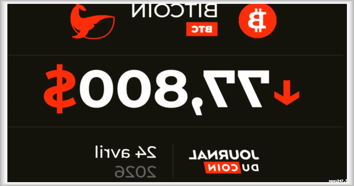 Franchir la barre des 80 000 $ sur le BTC s'avere complexe selon le Journal du Coin
