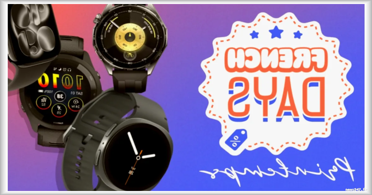 French Days 2026 : Les meilleures offres sur les montres connectées Apple, Samsung et Garmin