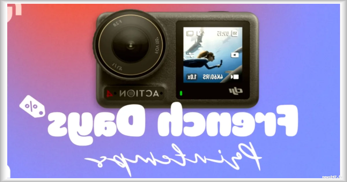 French Days : la DJI Osmo Action 4 en promotion sur Amazon, une alternative abordable aux GoPro