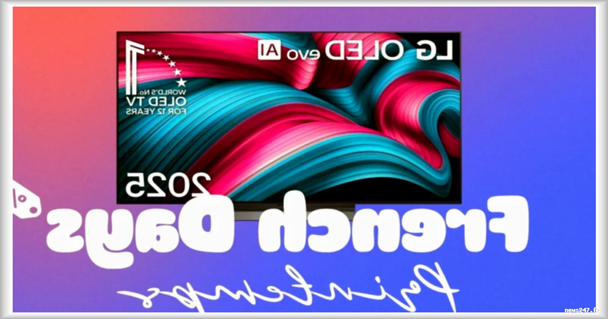French Days : le TV LG OLED65C5 4K (144 Hz) de 2025 en promotion exceptionnelle à 1 051 euros