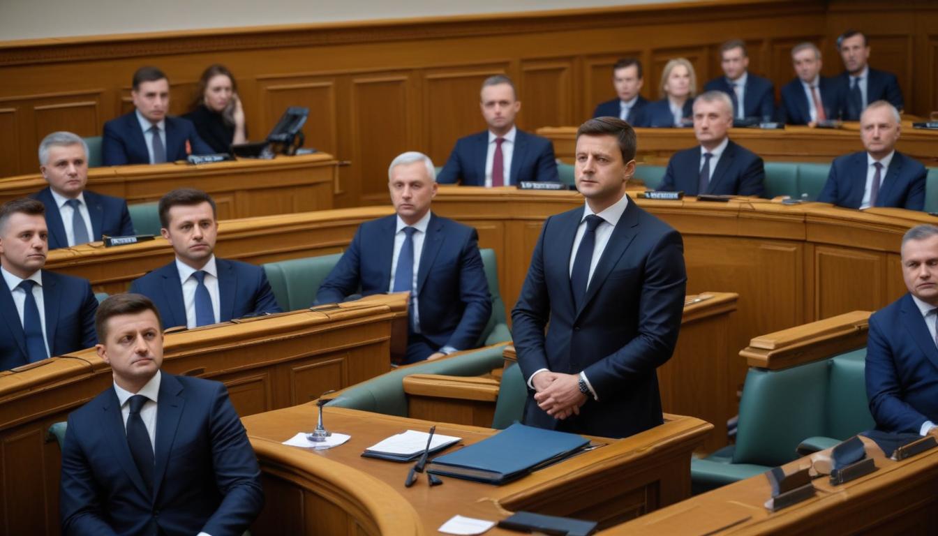 Fronde au sein de Serviteur du peuple, le parti de Volodymyr Zelensky en Ukraine